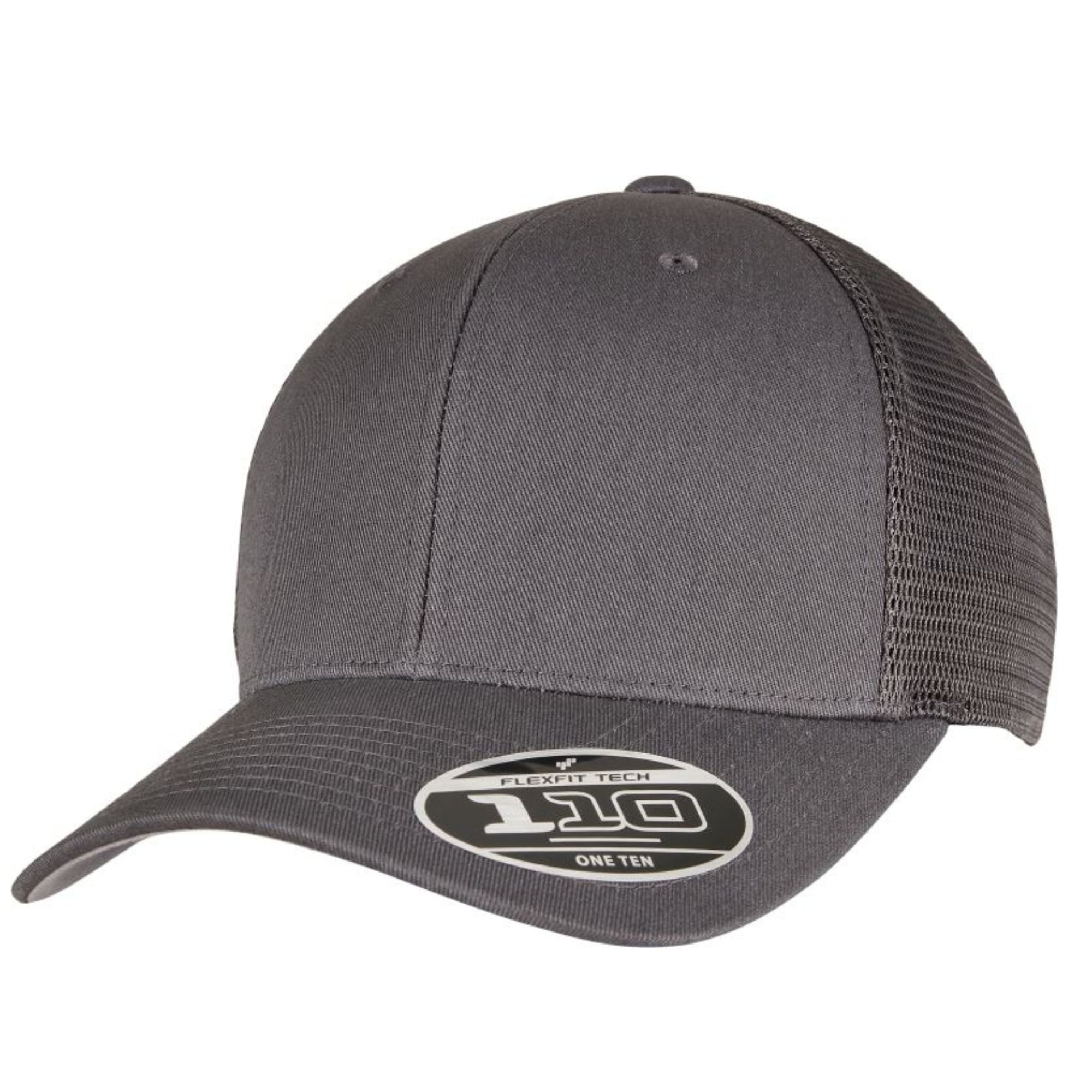 Flexfit 110 nokamüts hall – hingav mesh snapback müts