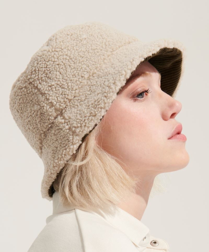 Kalamehemüts sherpa pool – pehme ja soe bucket hat