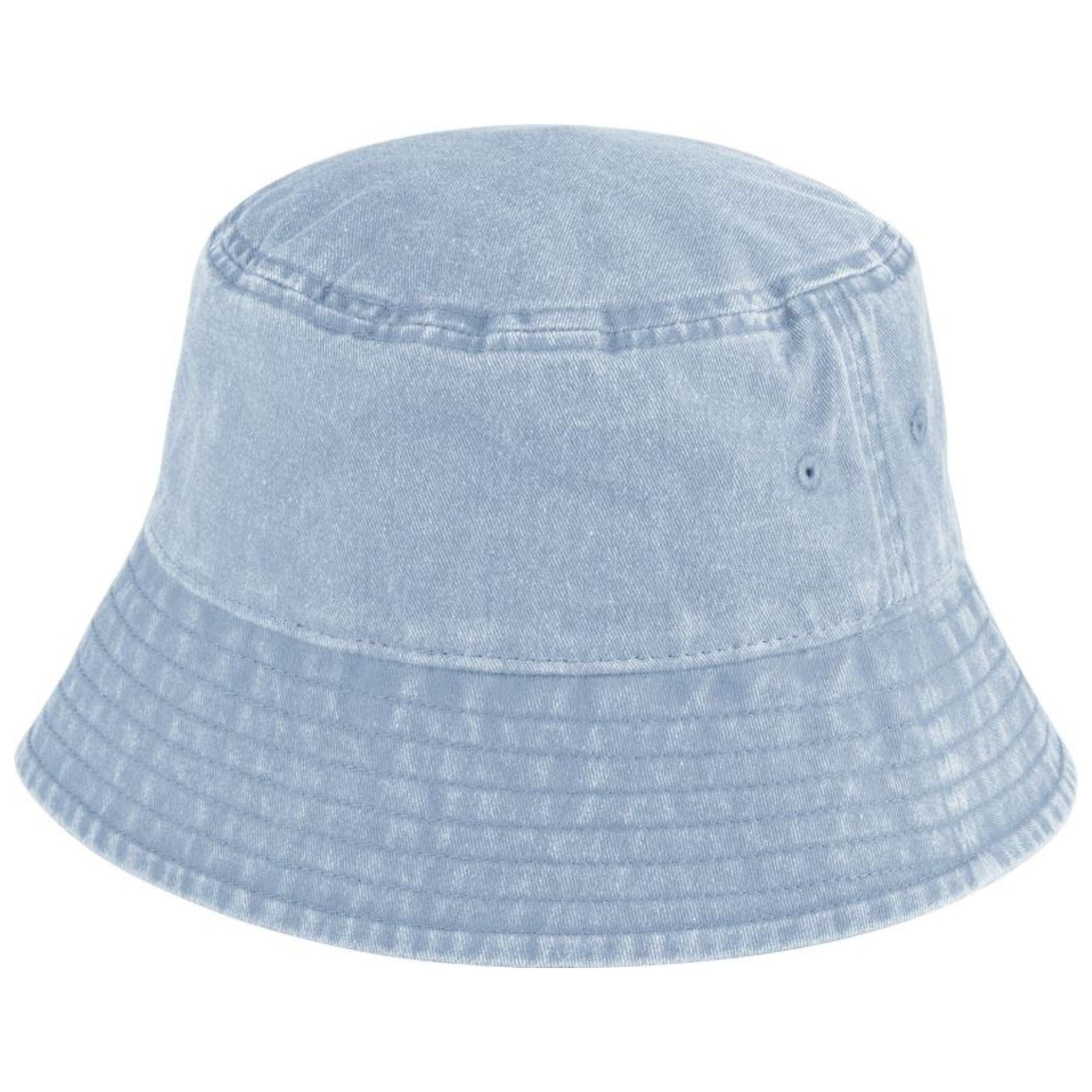 Laste kalamehemüts helesinine – kerge puuvillane bucket hat