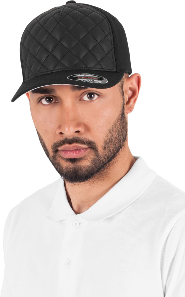 Meeste nahast nokamüts Flexfit diamond