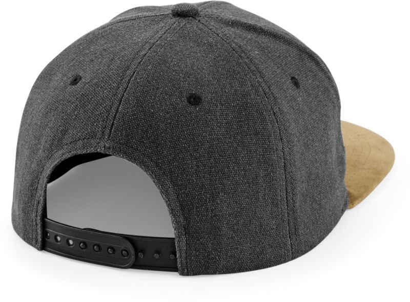 Beechfield B668 vintage black snapback müts