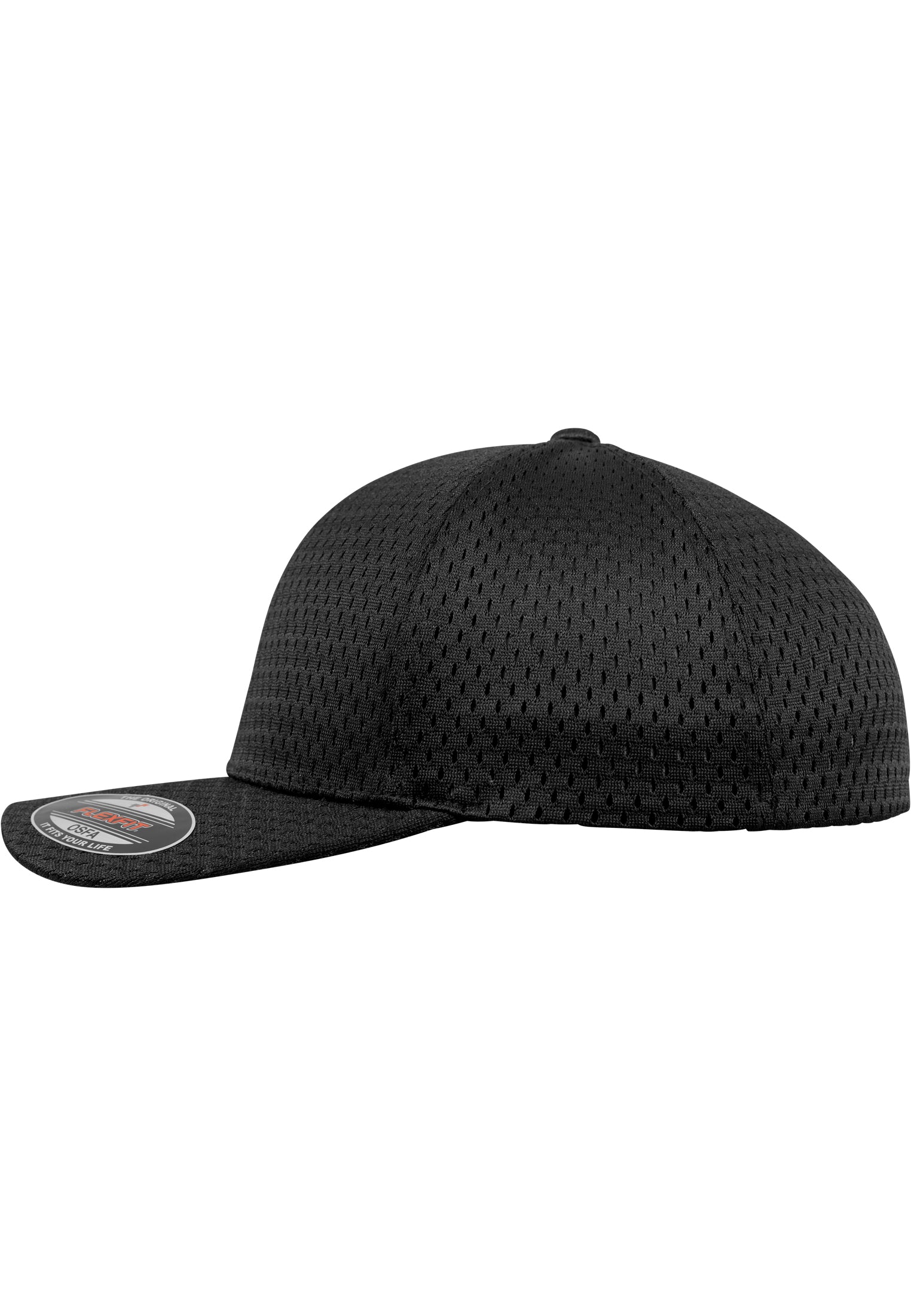 Flexfit 6777 Athletic Mesh Cap nokamüts küljelt – hingav mesh struktuur